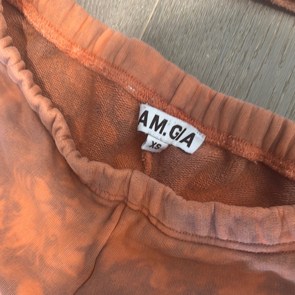 I.AM.GIA Orange Tie-Dye Hoodie Set - Picture 8 of 8